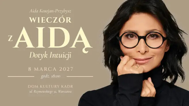 Wieczór z Aidą - Dotyk intuicji, plakat wydarzenia