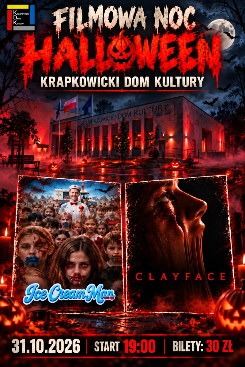Filmowa Noc Halloween, plakat wydarzenia