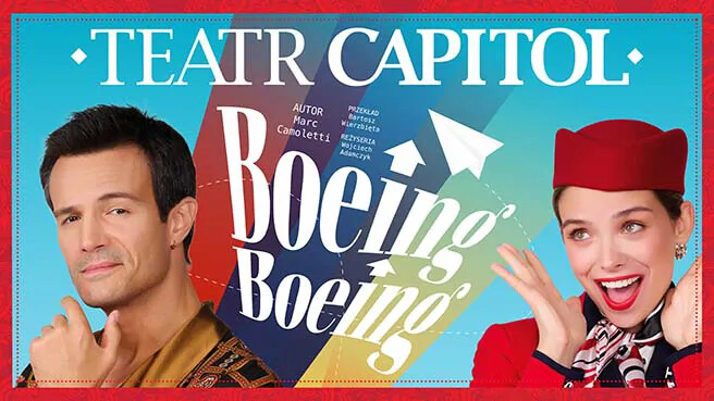 Boeing Boeing - Teatr Capitol, plakat wydarzenia