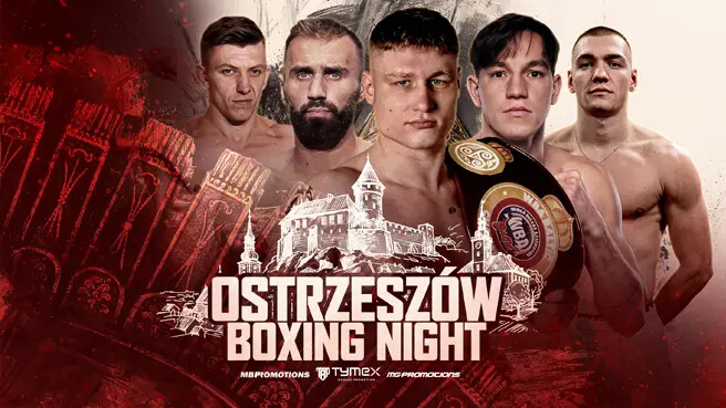 Ostrzeszów Boxing Night, plakat wydarzenia