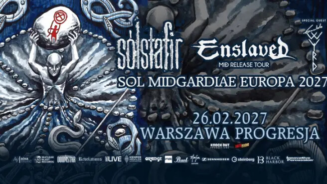 Enslaved, Solstafir + Gaahls Wyrd, plakat wydarzenia