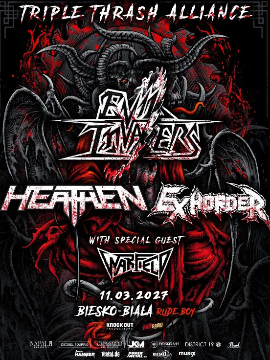 Heathen, Exhorder, Evil Invaders