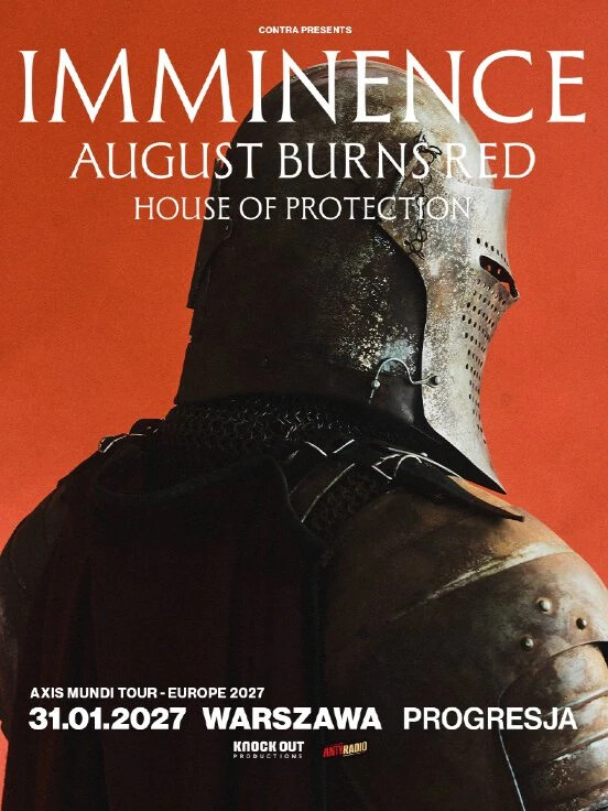 Imminence + August Burns Red, plakat wydarzenia