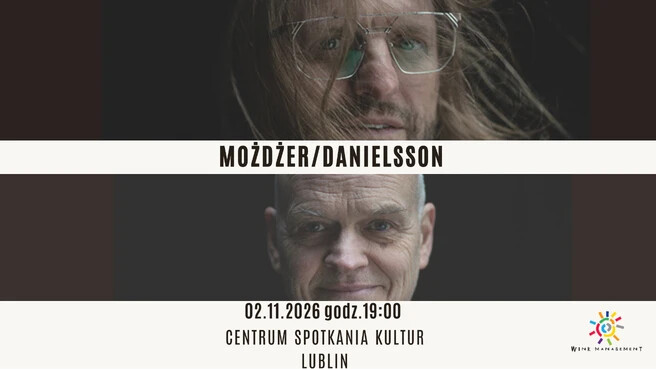 Leszek Możdżer / Lars Danielsson, plakat wydarzenia