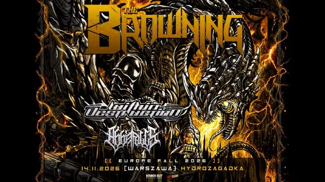 The Browning + Within Destruction + Abbie Falls, plakat wydarzenia