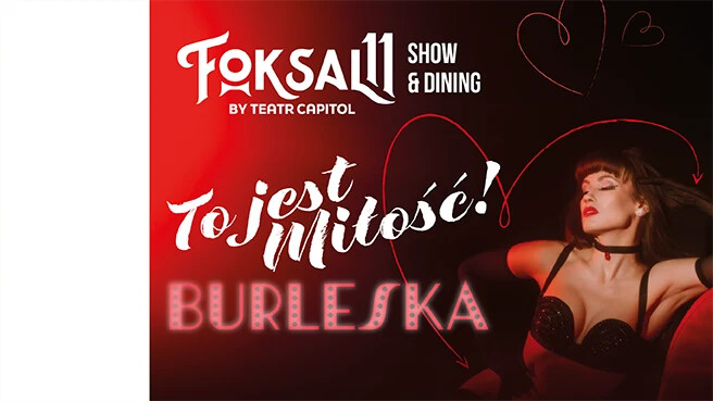 Burleska – To jest miłość!, plakat wydarzenia