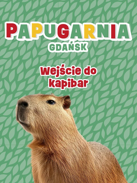 Bilety do Papugarni Gdańsk plus wejście do kapibar