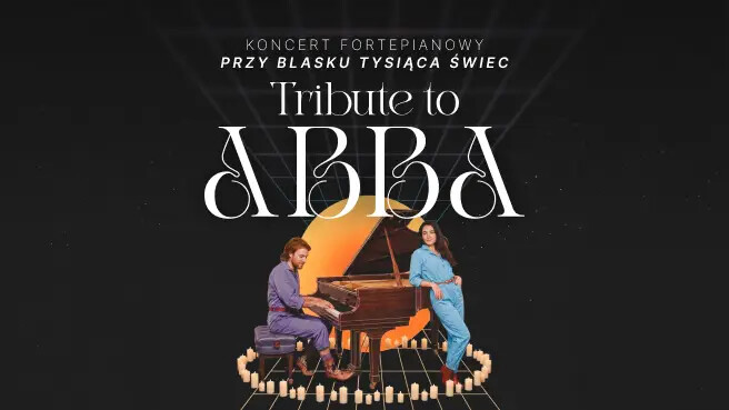 Koncert fortepianowy przy świecach: Tribute to Abba, plakat wydarzenia