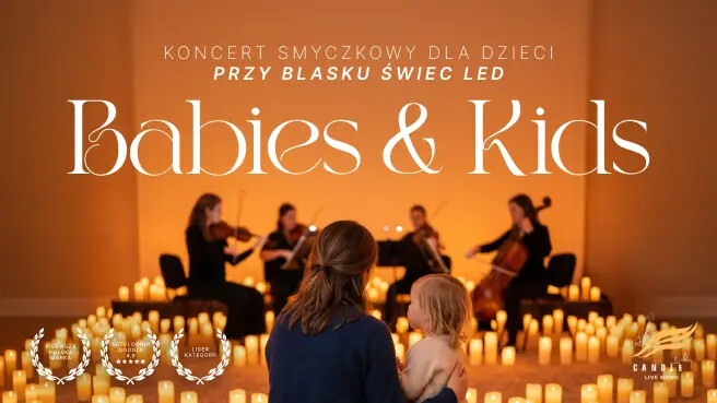 Koncert przy świecach: Babies & Kids, plakat wydarzenia