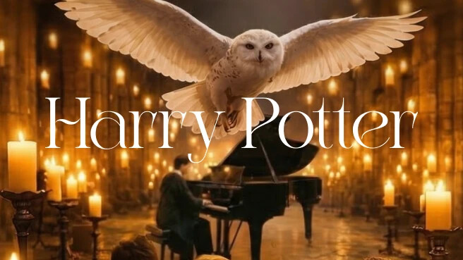 Koncert przy świecach: Wieczór z Magią Harry’ego Pottera, plakat wydarzenia