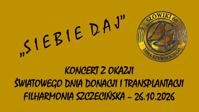 Koncert „Siebie daj”, plakat wydarzenia