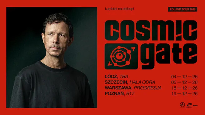 Cosmic Gate, plakat wydarzenia