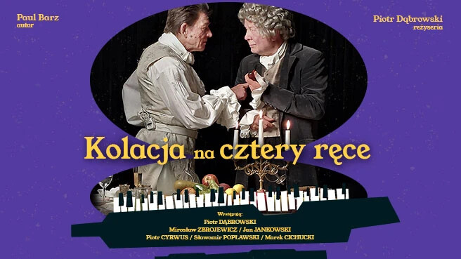 Kolacja na cztery ręce, plakat wydarzenia