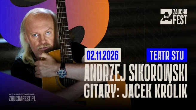 Andrzej Sikorowski, Gitary: Jacek Królik, plakat wydarzenia