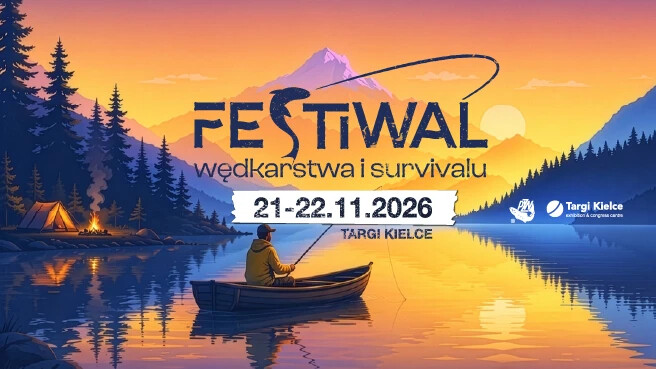 IV Festiwal Wędkarstwa i Survivalu, plakat wydarzenia