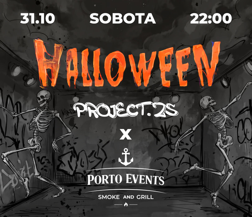Halloween Project.zs x Porto Events, plakat wydarzenia