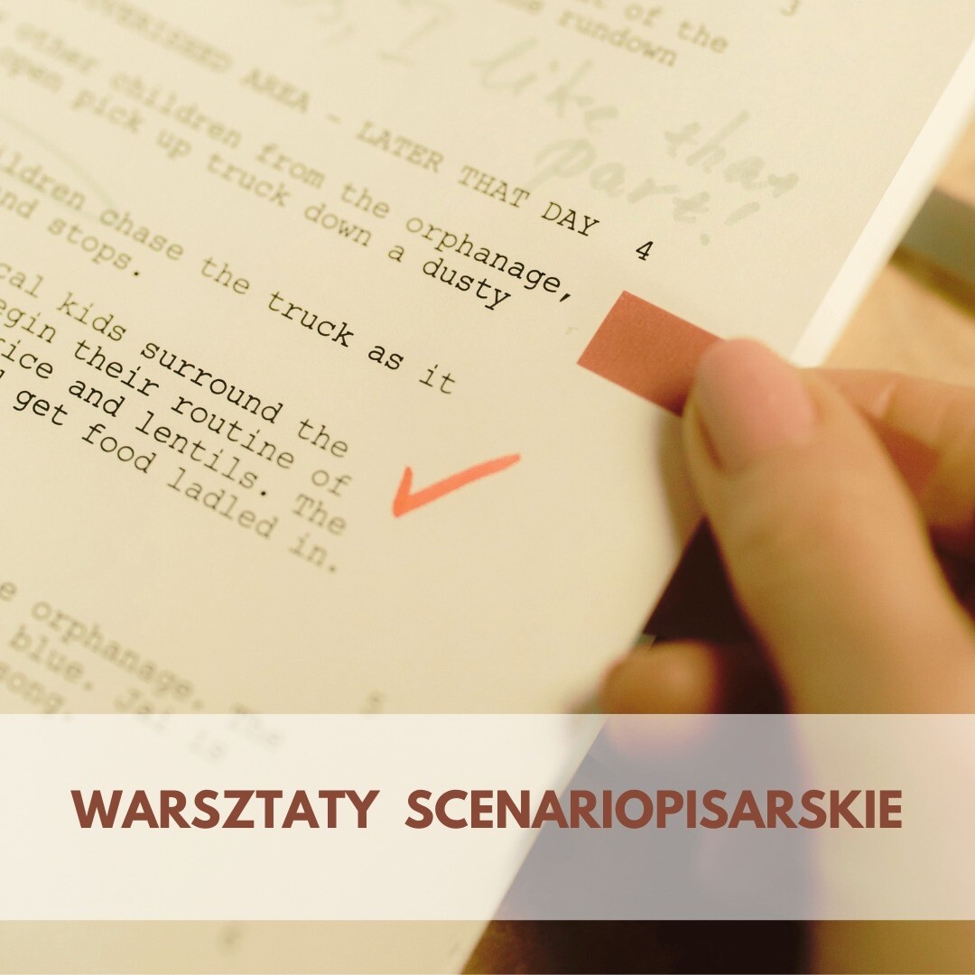 Warsztaty scenariopisarskie, plakat wydarzenia