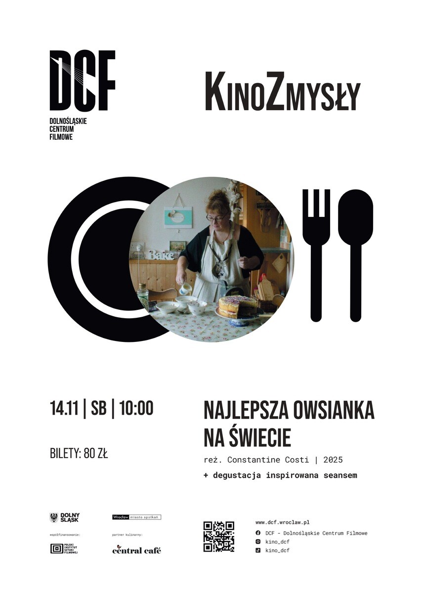 Najlepsza owsianka na świecie | KinoZmysły | degustacja, plakat wydarzenia