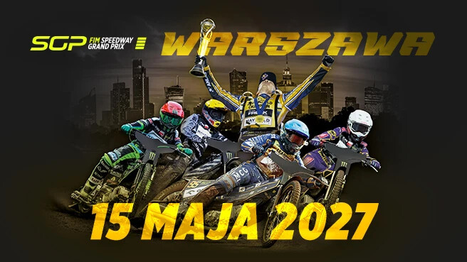 2027 PZM FIM Speedway Grand Prix of Poland - Warsaw, plakat wydarzenia