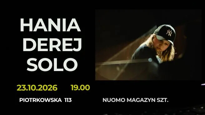 Hania Derej Solo, plakat wydarzenia