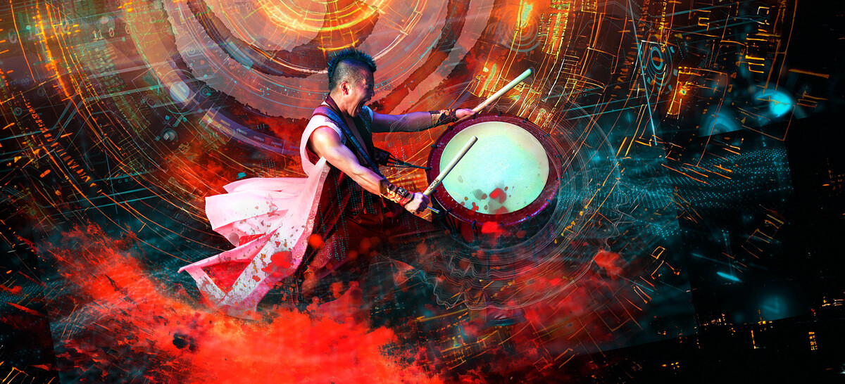 YAMATO – The Drummers of Japan „Hito no Chikara – The Power of Human Strength”, plakat wydarzenia