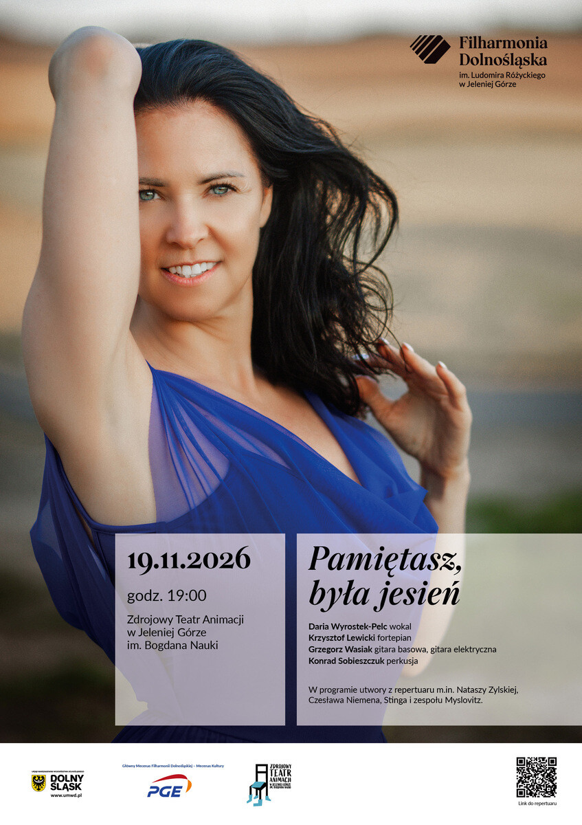 ZDROJOWE CZWARTKI Z FILHARMONIĄ - „Pamiętasz, była jesień”, plakat wydarzenia