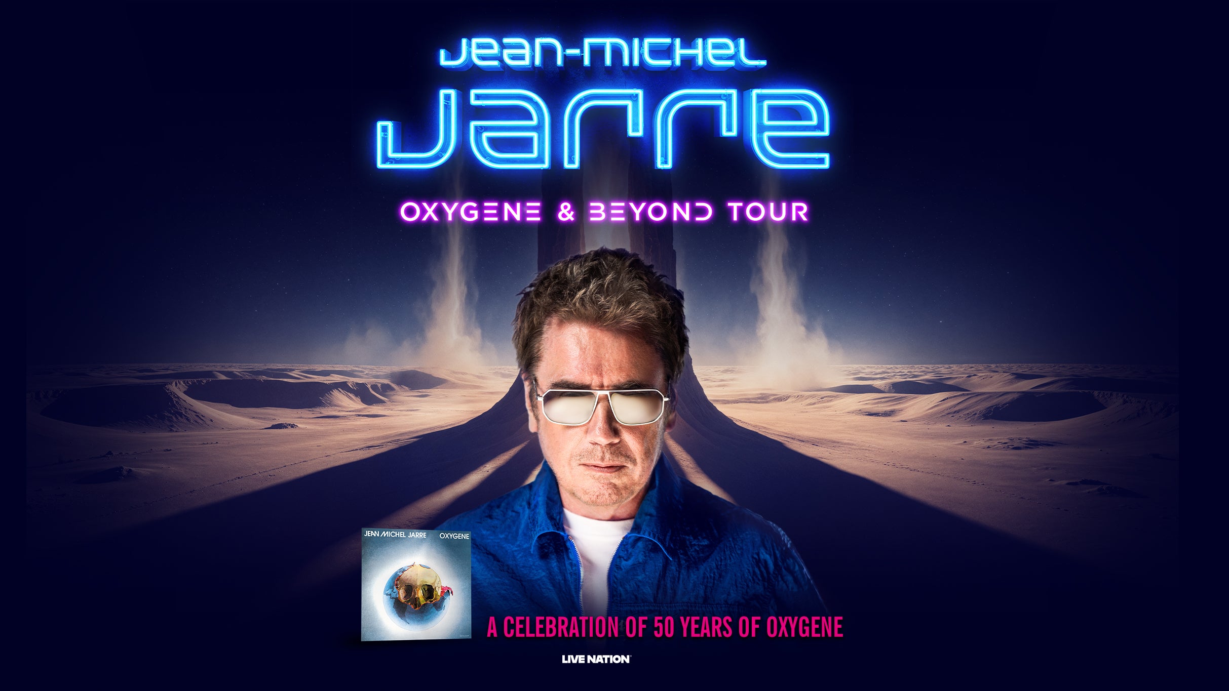 Jean-Michel Jarre - Oxygene & Beyond Tour, plakat wydarzenia
