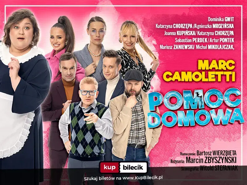 POMOC DOMOWA - spektakl komediowy, plakat wydarzenia