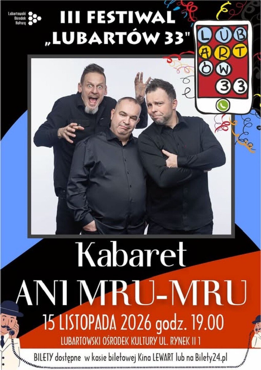 ANI MRU-MRU, plakat wydarzenia