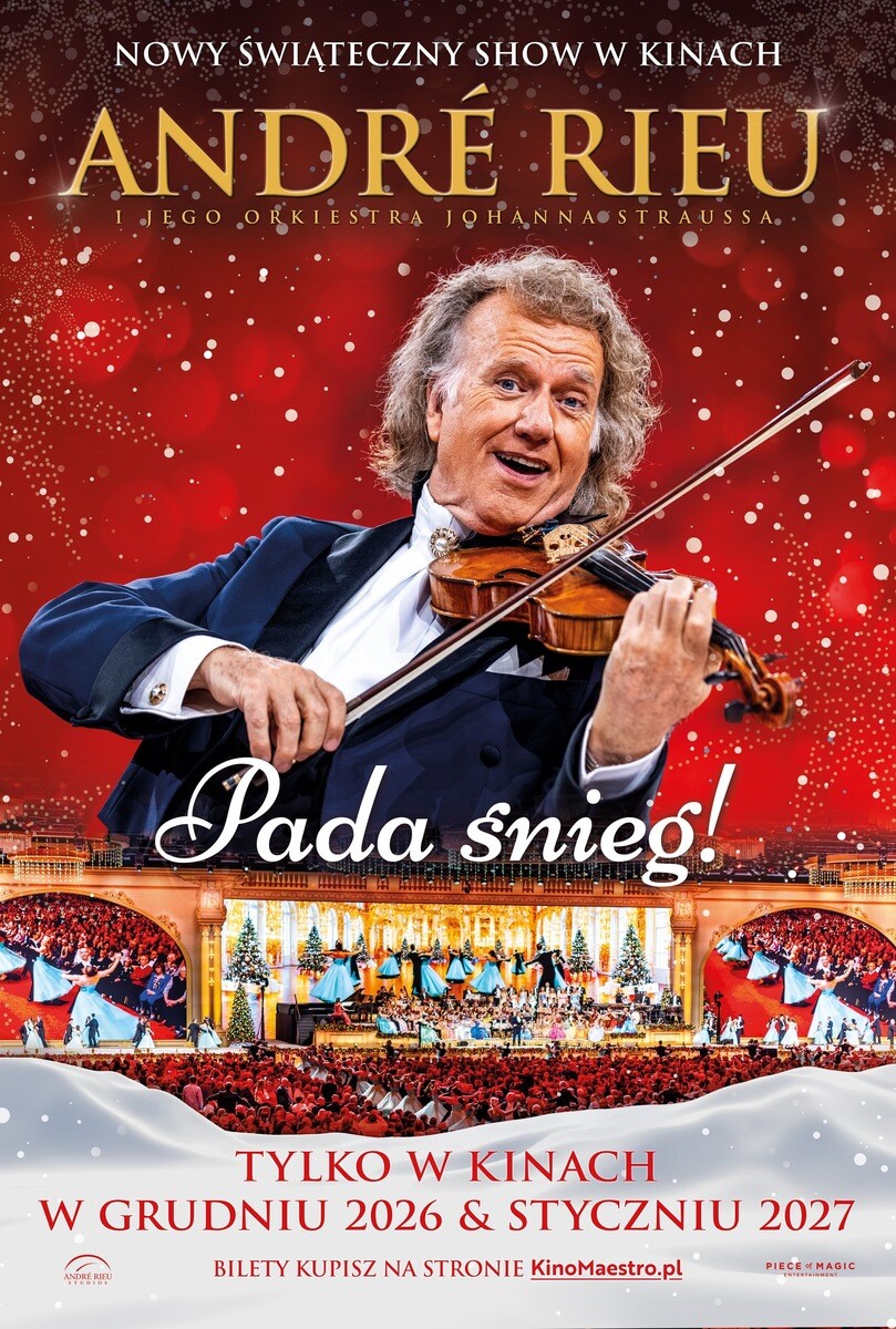 André Rieu. Pada śnieg!, plakat wydarzenia