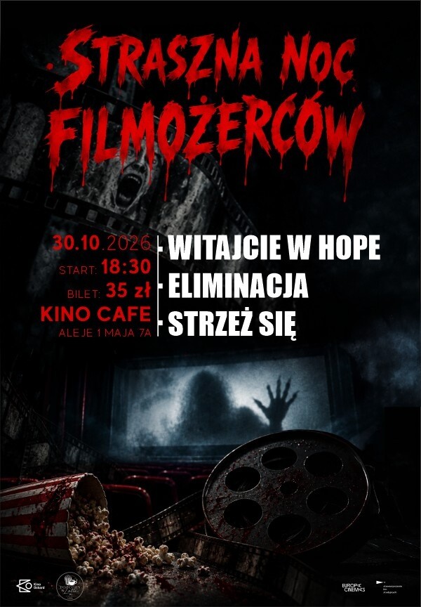 Straszna Noc Filmożerców, plakat wydarzenia
