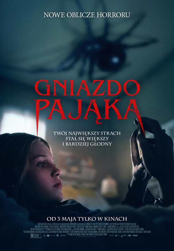 "GNIAZDO PAJĄKA", plakat wydarzenia