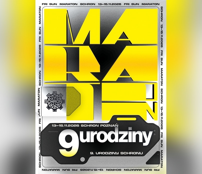 9 urodziny schronu - Maraton, plakat wydarzenia