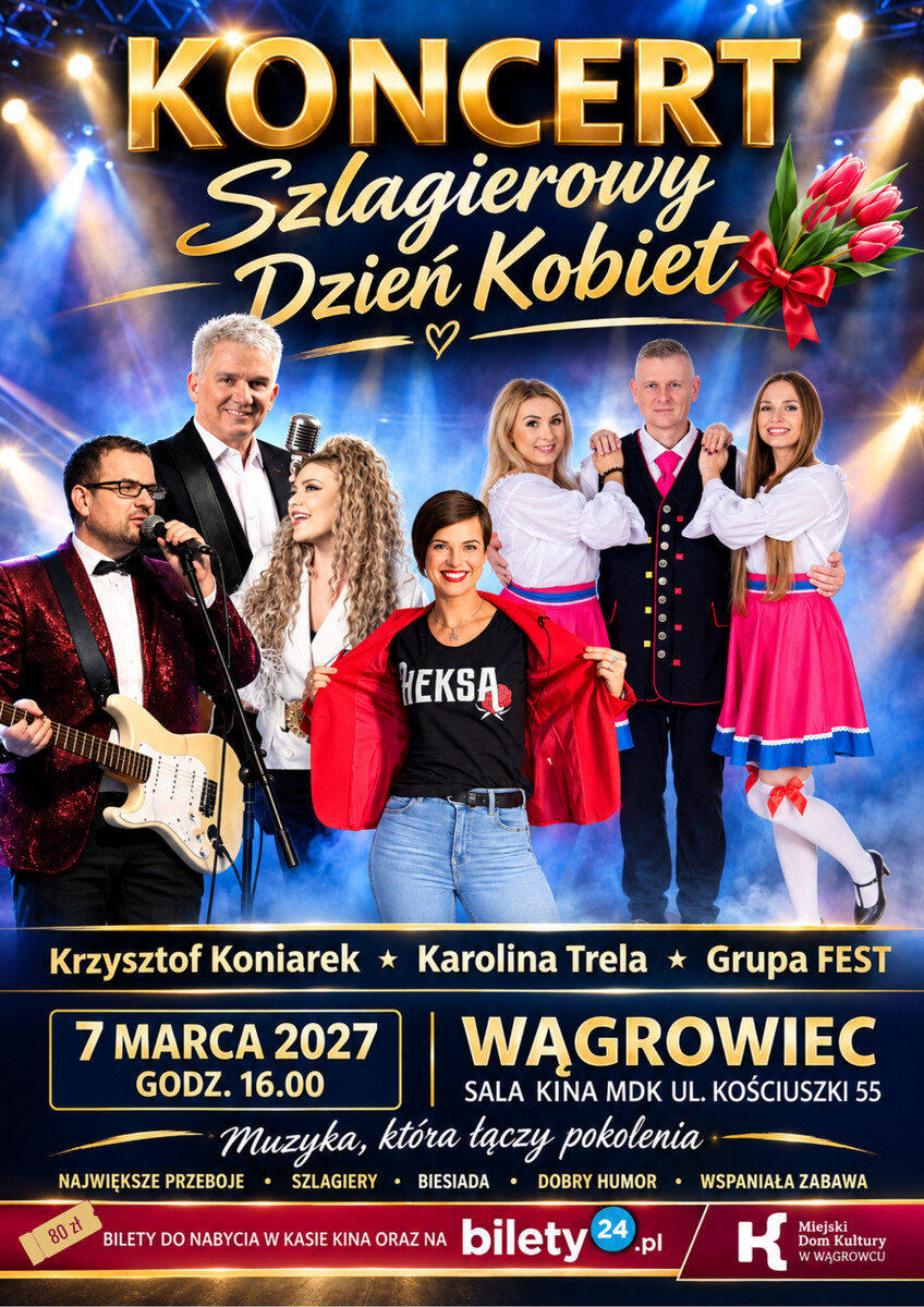 Szlagierowy Dzień Kobiet, plakat wydarzenia