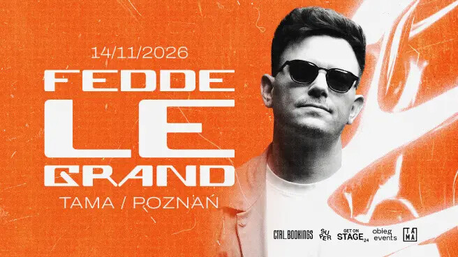 Fedde LE Grand, plakat wydarzenia