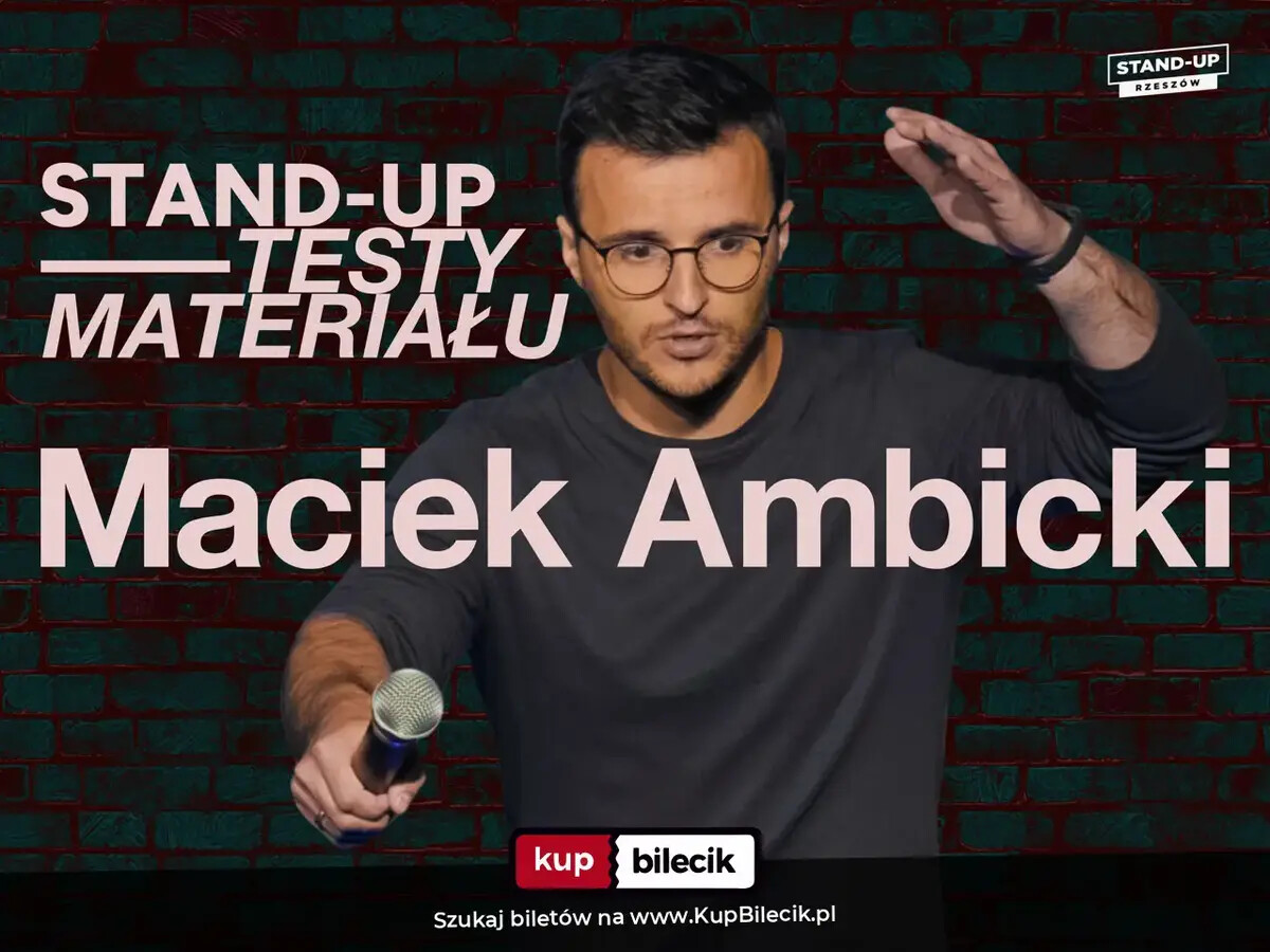 Testy Materiału, plakat wydarzenia