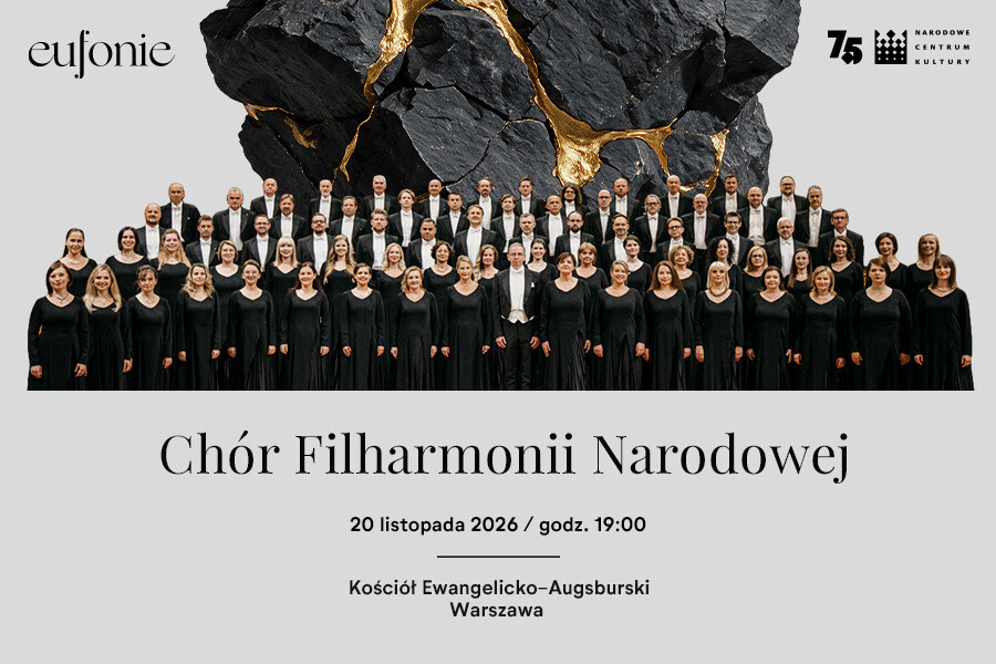Eufonie 2026 Chór Filharmonii Narodowej, plakat wydarzenia
