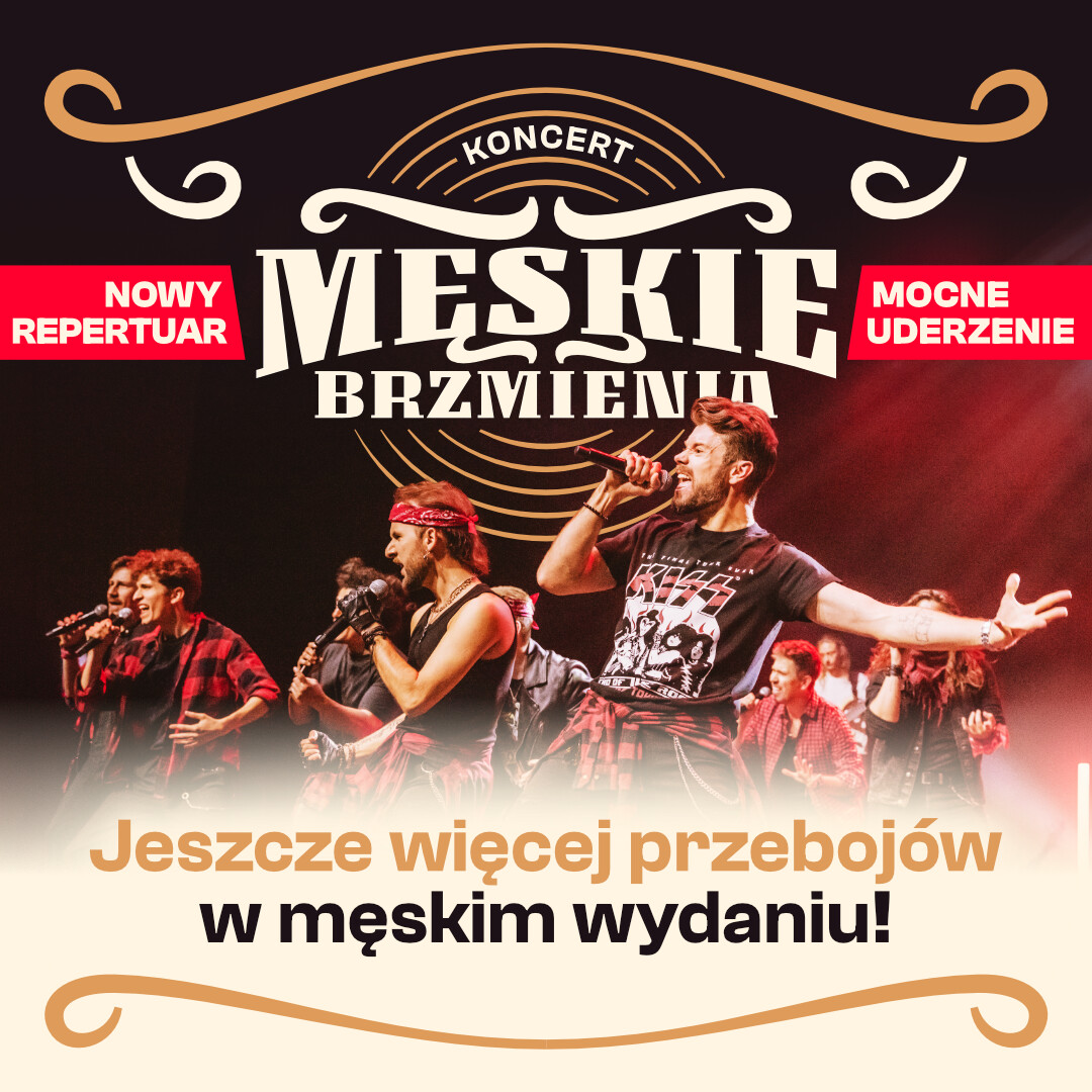 Męskie Brzmienia - Mocne Uderzenie, plakat wydarzenia