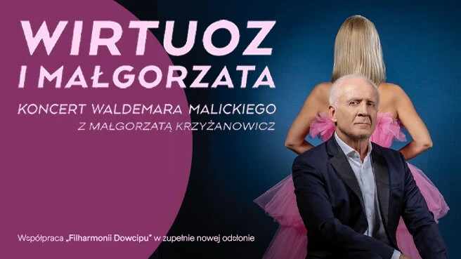 Waldemar Malicki - Wirtuoz i Małgorzata, plakat wydarzenia