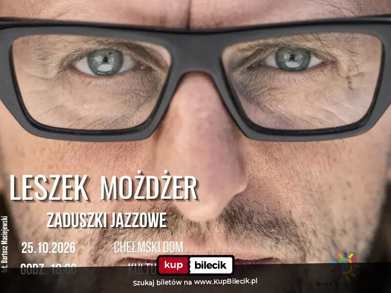 Leszek Możdżer solo, plakat wydarzenia