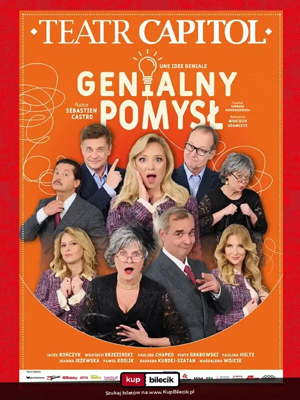 Błyskotliwa komedia pomyłek, plakat wydarzenia