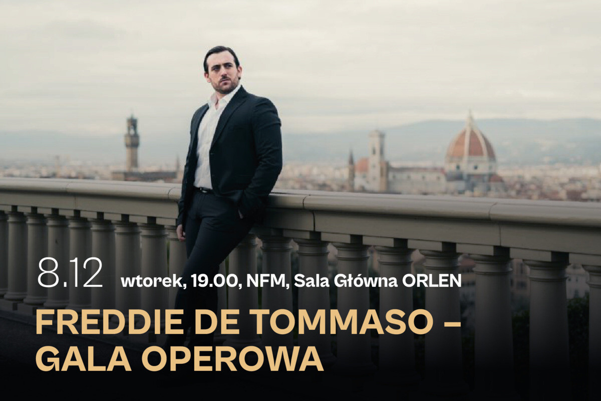 Freddie De Tommaso | Gala operowa, plakat wydarzenia