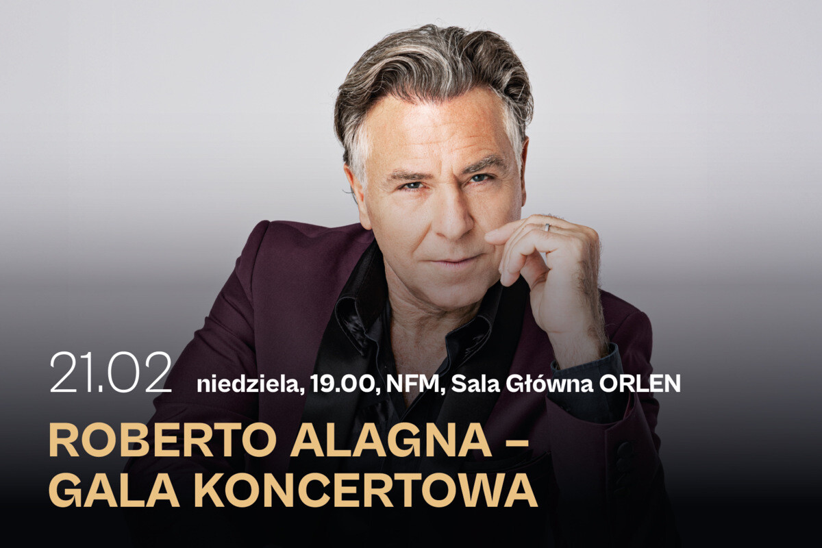 Roberto Alagna – Gala koncertowa, plakat wydarzenia
