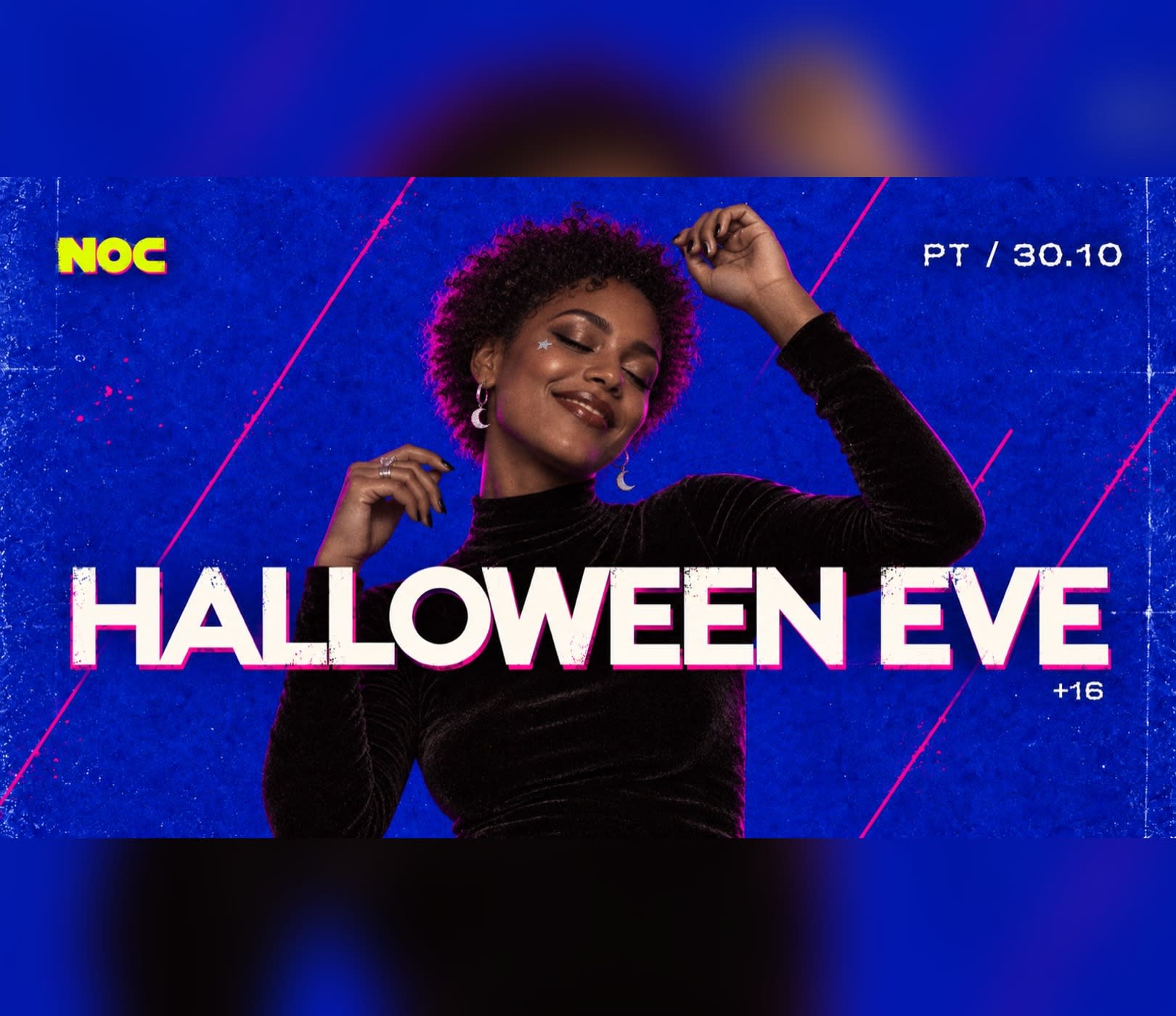Halloween Eve w NOC, plakat wydarzenia