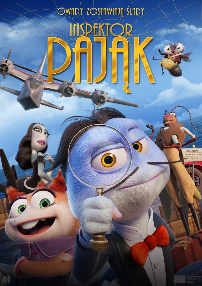 Inspektor pająk., plakat wydarzenia