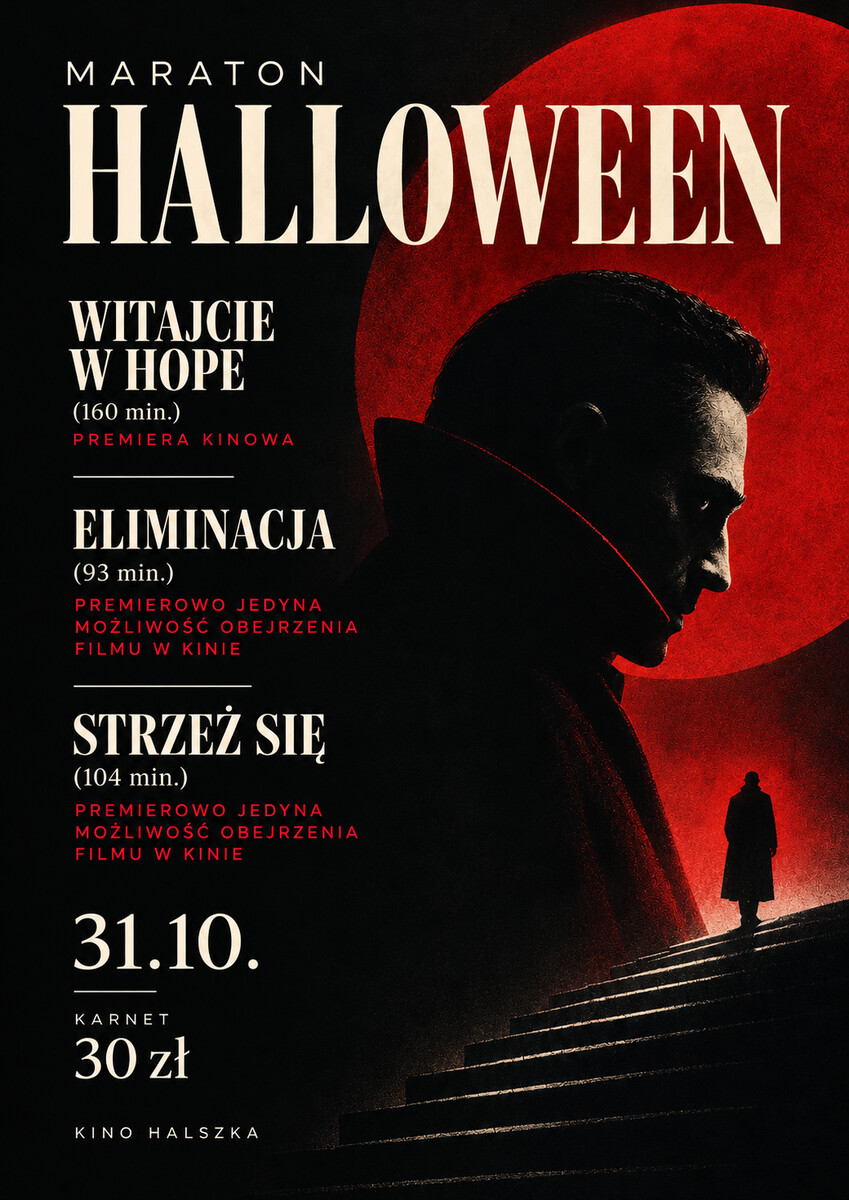 HALLOWEEN: WITAJCIE W HOPE, plakat wydarzenia