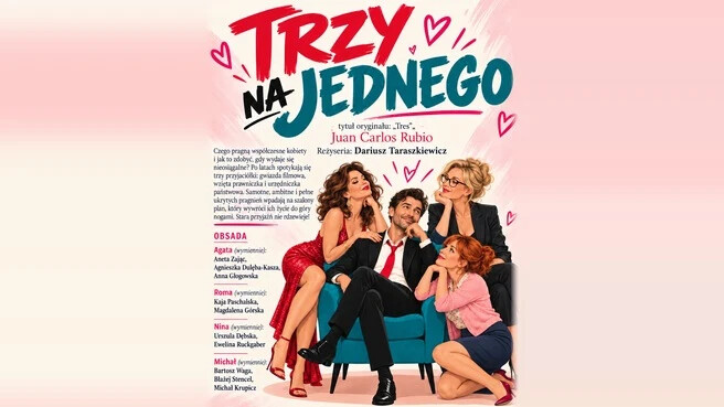 Trzy na jednego, plakat wydarzenia