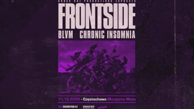 Frontside + BLVM + Chronic Insomnia, plakat wydarzenia
