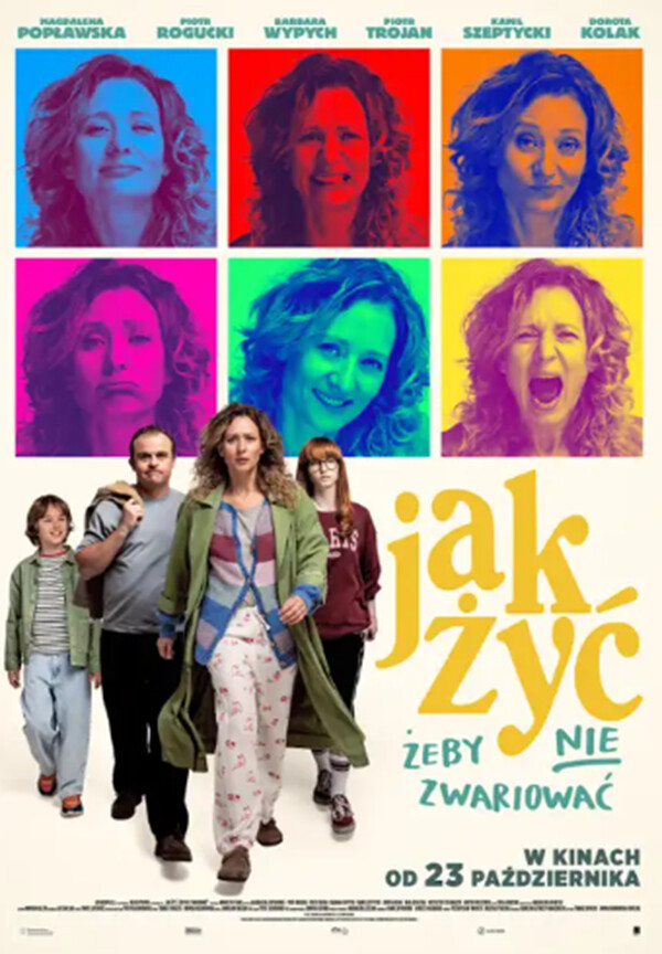 Jak żyć, żeby nie zwariować, plakat wydarzenia