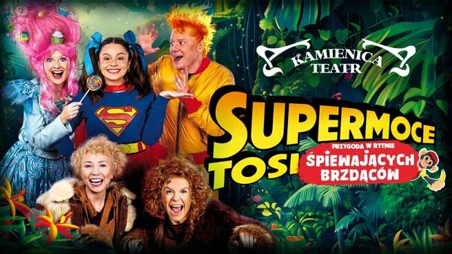Supermoce Tosi. Przygoda w rytmie Śpiewających Brzdąców, plakat wydarzenia